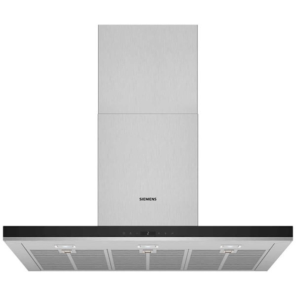 Siemens Iq500 Lc98bip50 Dekorativ Emhætte 90 Cm Grå One Size / EU Plug Rustfrit stål