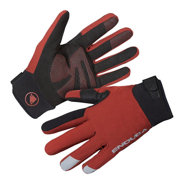 Endura Långa Handskar Strike Röd XS Man