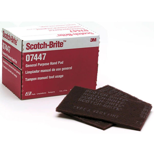 3m Håndpude Scotch-brite 6x9´´ 20 Enheder Sort