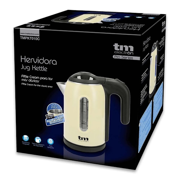 Tm Electron Kedel Tmpkt010c 1l 1500w Søvfarvet One Size / EU Plug