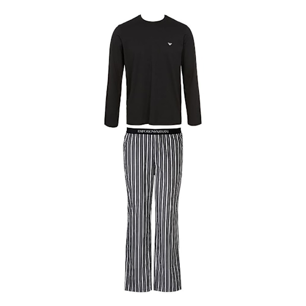 Emporio Armani 111860-4f576 Pitkähihainen Pyjama Musta M Mies