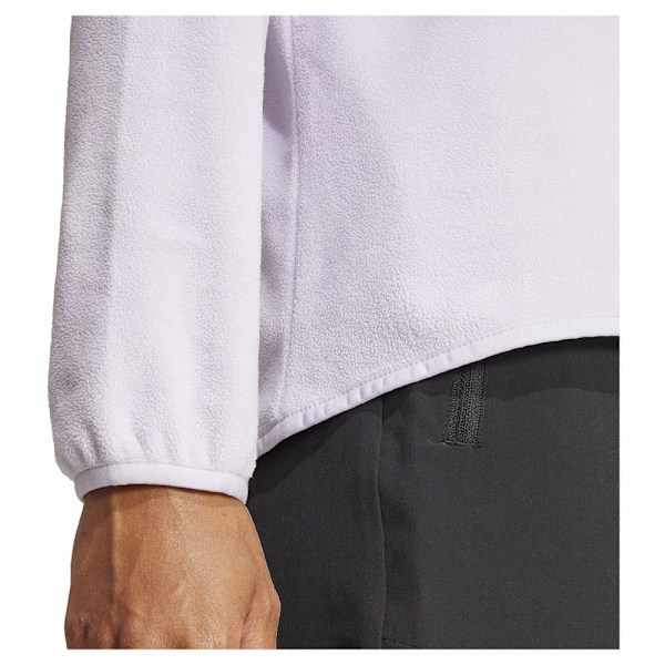 Adidas Multi Essentials Fleece Med Halv Dragkedja Rosa XS Kvinna