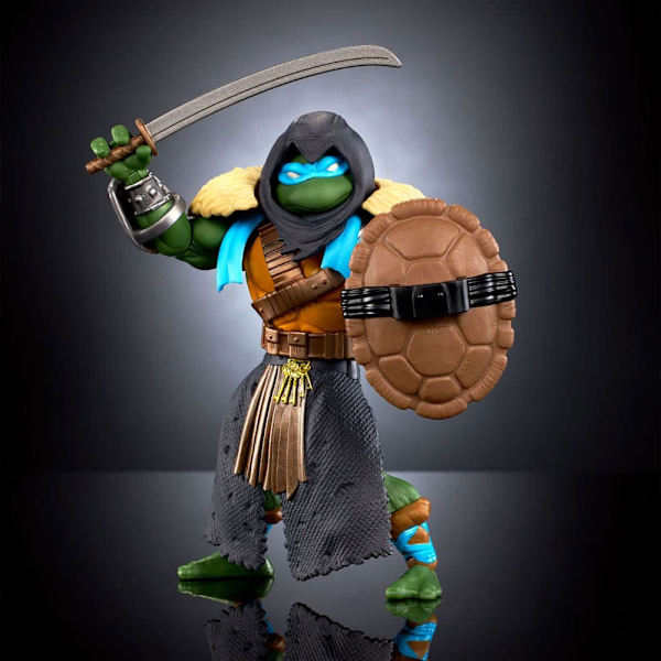Mattel Motu X Tmnt: Turtles Of Grayskull Action Stealth Armor Leonardo 14 Cm Figur