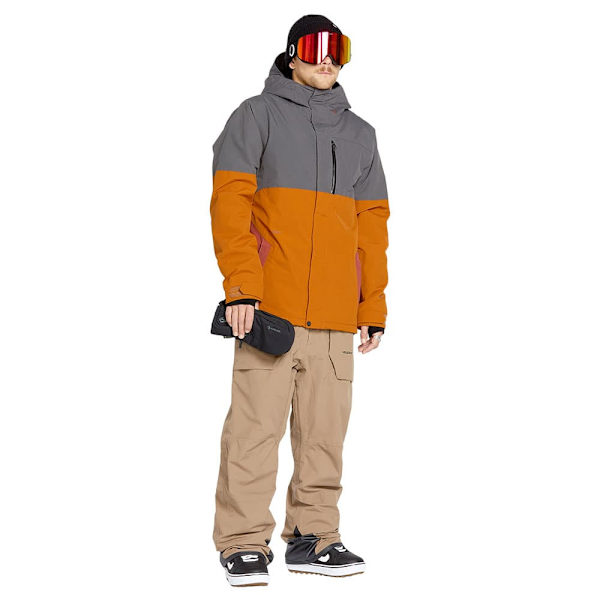 Volcom Rain Gore-tex Bib Race Dräkt Brun M Man