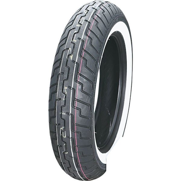 Dunlop D404 Whitewall 67h Tt Mukautettu Rengas Musta 130 / 90 / R16