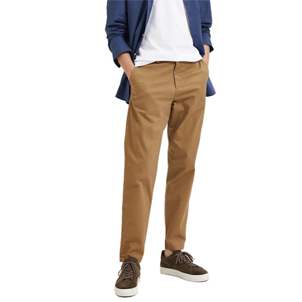 Selected Chino Bukser New Miles Slim Tapered Fit Beige 34 / 34 Mand