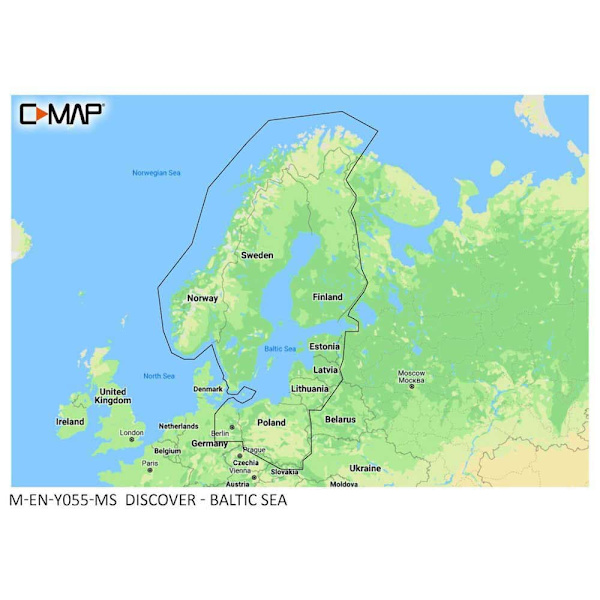 C-map Card Baltic Sea Discover Blå
