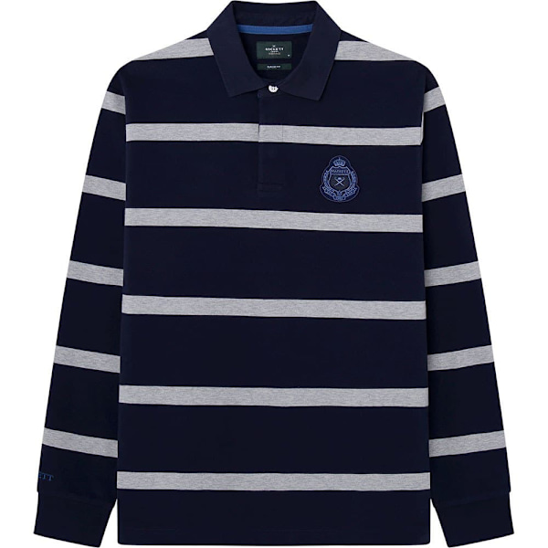 Hackett Hm570835 Pitkähihainen Polopaita Sininen XL Mies