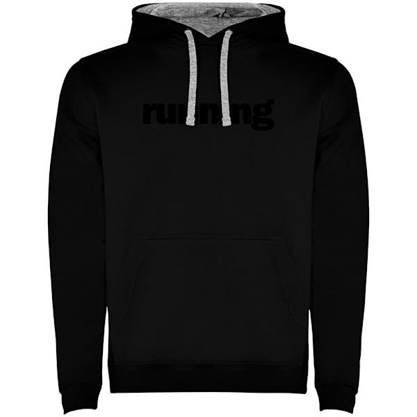 Kruskis Hættetrøje Word Running Two-colour Sort 2XL Mand