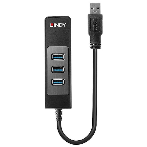 Lindy Til Ethernet-adapter Usb 3.0 Sort
