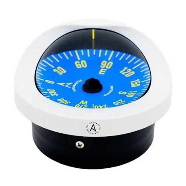 Autonautic Instrumental Uppoasennettava Kompassi Litteä Kortti C15/150-0065 Valkoinen