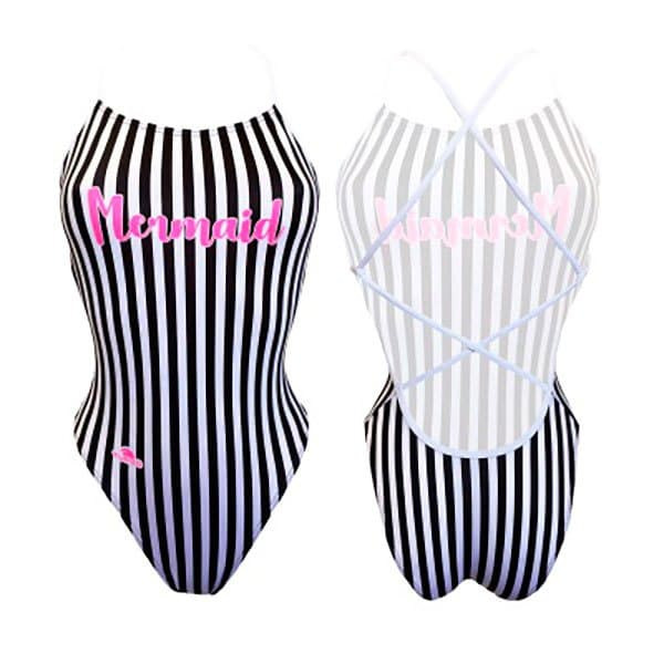 Turbo Baddräkt Sirene Pink Mermaid Blå 4XL Kvinna