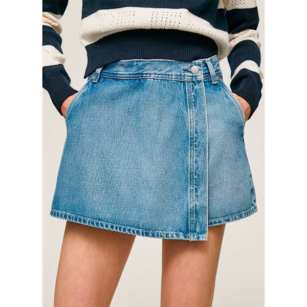 Pepe Jeans Tammy 1/4 Denimshorts Blå 28 Kvinde