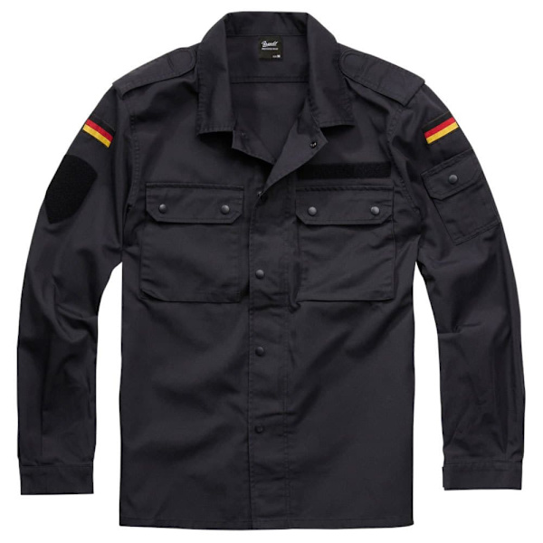 Brandit Långärmad Tröja Bw Field Svart 2XL Man