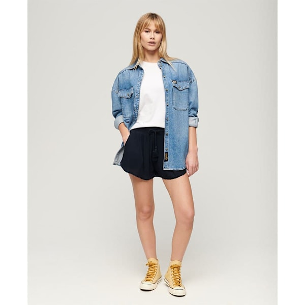 Superdry Beach Shorts Blå XL Kvinna