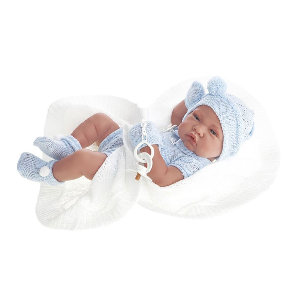 MuÑecas Antonio Juan Nyfödd Docka Toquilla 42 Cm Flerfärgad 3-6 Years