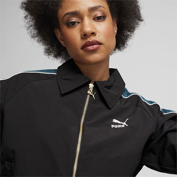 Puma Select T7 Play Paris Sweatshirt Med Dragkedja Svart S Kvinna
