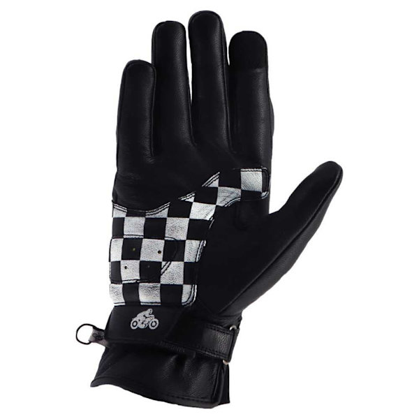 Helstons Læderhandsker Line Sort XL