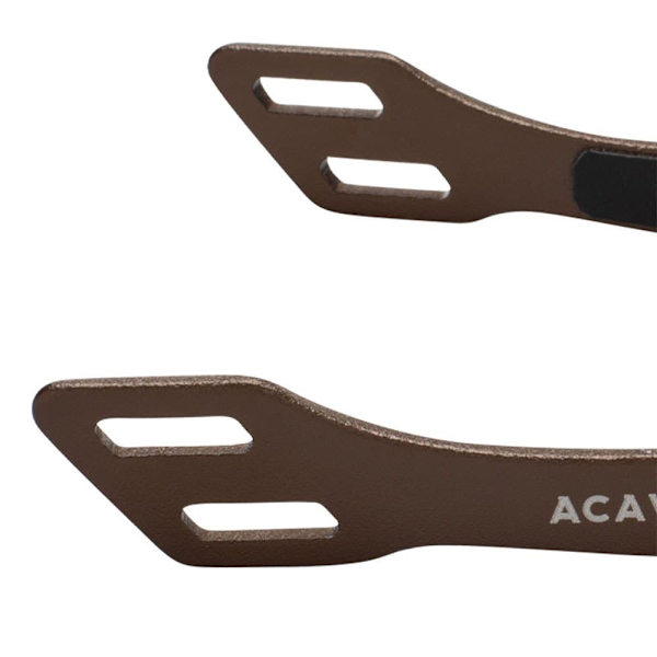 Acavallo Arena Aluplus 2.0 Sporer Brun,Søvfarvet 25 mm