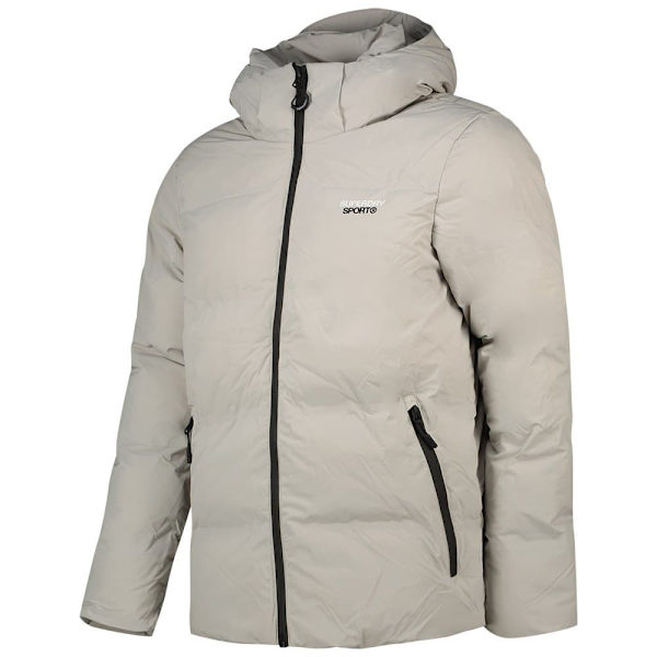 Superdry Puffer Jakke Boxy Grå S Mand