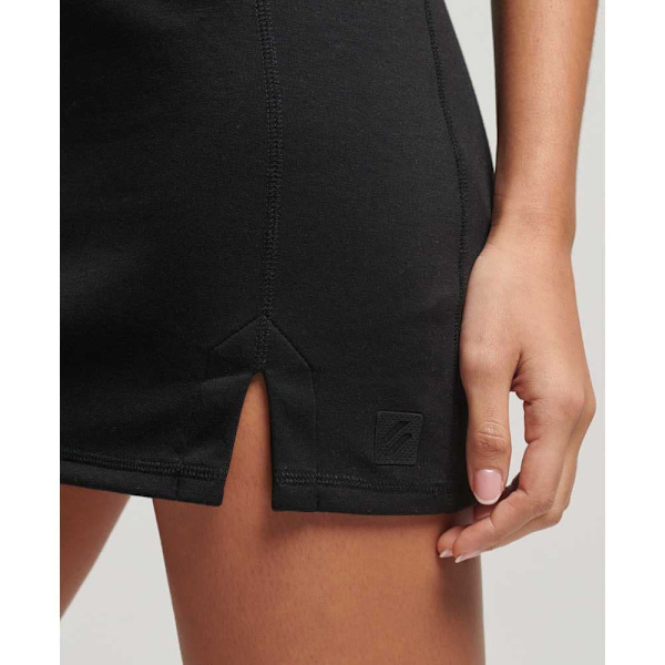 Superdry Kort Kjole Uden ærmer Code Tech Sort XS Kvinde