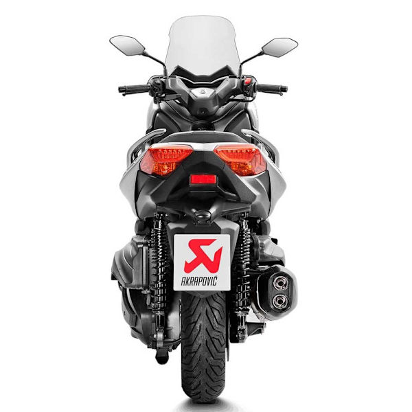 Akrapovic Lyddæmper Slip On Line Stainless Steel/carbon Fiber Muffler X-max 400 18 Ref:s-y4so18-hraass Sort,Søvfarvet
