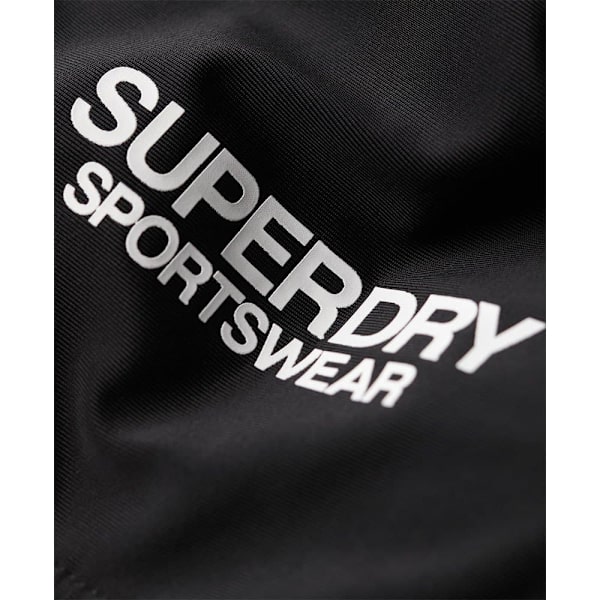 Superdry Logo Bandeau Bikinitopp Svart S Kvinna