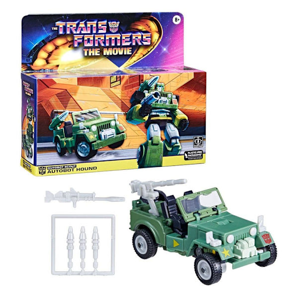 Transformers Hahmo Tra Gen Retro 3 Hopeinen