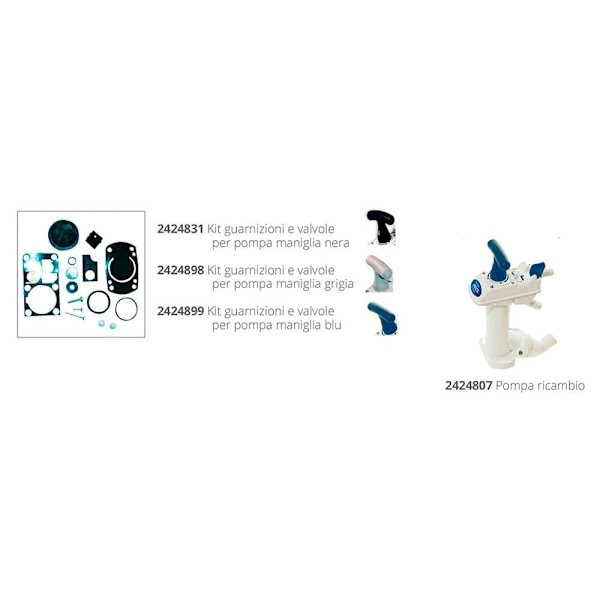 Jabsco Manuelt Toilet Compact Transparent