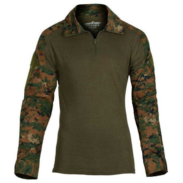 Invadergear Langærmet T-shirt Combat  S Mand