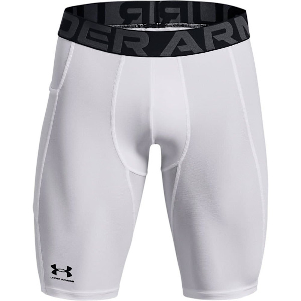 Under Armour Heatgear Compression Long Pohjakerroksen Shortsit Valkoinen 2XL / Regular Mies
