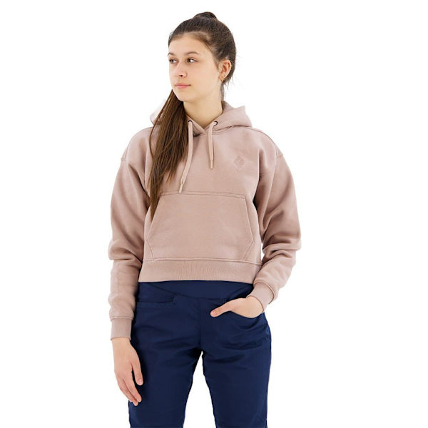 Black Diamond Crop Hættetrøje Rosa M Kvinde