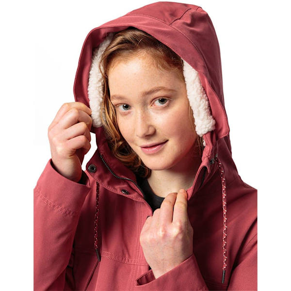 Vaude Manukau Ii Parka Rosa 48 Kvinna