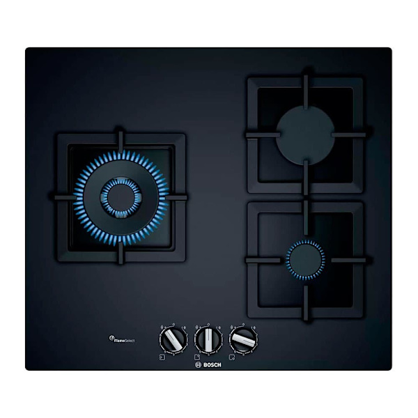 Bosch Gaskogeplade Serie 6 Ppc6a6b20 60 Cm Sort Sort