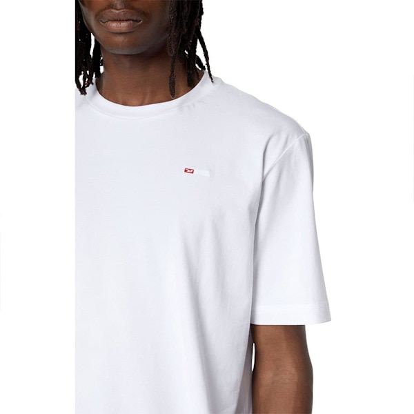 Diesel Kortärmad T-shirt Just Microdiv Vit M Man