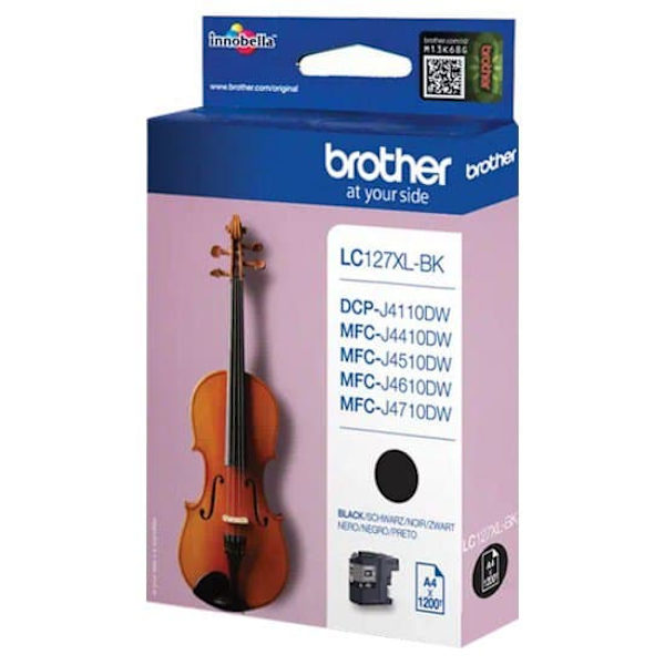 Brother Mustepatruuna Lc127xlbk Musta