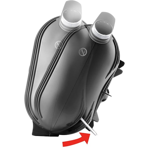 Delonghi Hfs 30 C 24 Dg Lämmitin Musta One Size / EU Plug