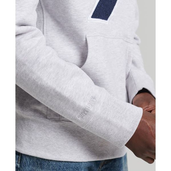 Superdry Huppari Code Sl Chenille Valkoinen L Mies