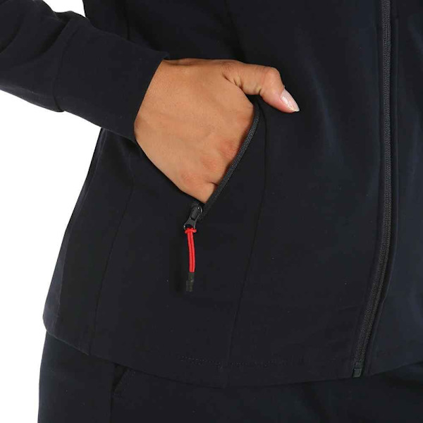 Slam Sweatshirt Med Full Dragkedja Deck Zip Sweat Blå S Kvinna
