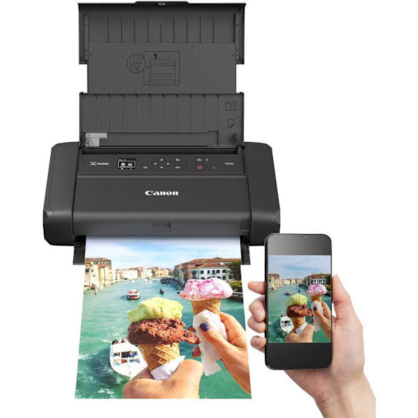 Canon Printer Pixma Tr150 Oled Display Wlan Sort One Size / EU Plug