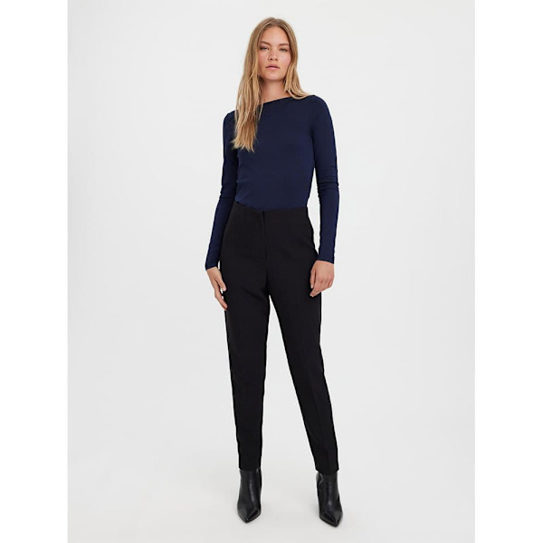 Vero Moda Bukser Med Høj Talje Sandy Sort S / 34 Kvinde