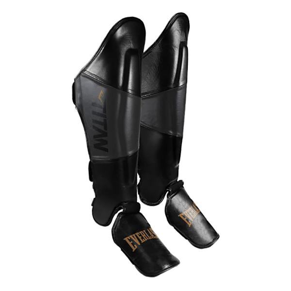 Everlast Titan Pro Striking Skinnebensbeskyttere Sort M
