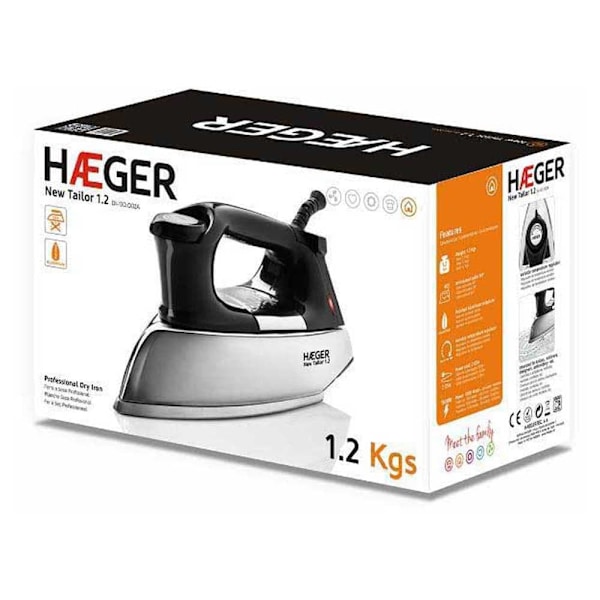 Haeger Tailor 1.2 Tør Strygejern Søvfarvet One Size / EU Plug