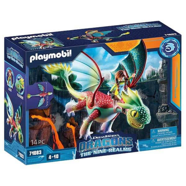 Playmobil Fjer & Alex Dragons: Nine Realms: Flerfarvet