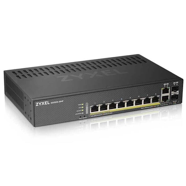 Zyxel Gs1920-8hpv2-eu0101f 8 Port Hub Switch Musta musta