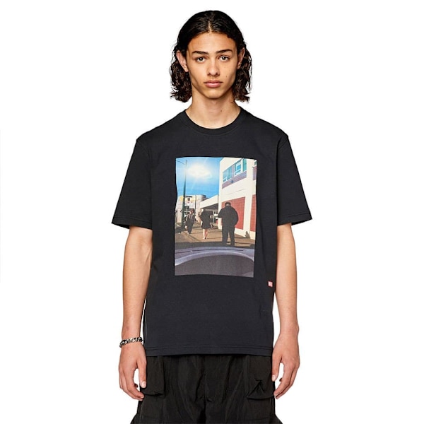 Diesel Kortærmet T-shirt Just L9 Sort 2XL Mand