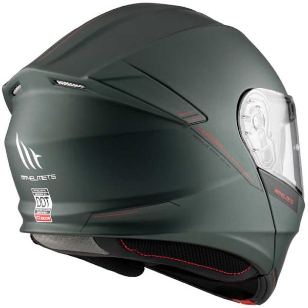 Mt Helmets Genesis Sv Modulær Hjelm Sort XL