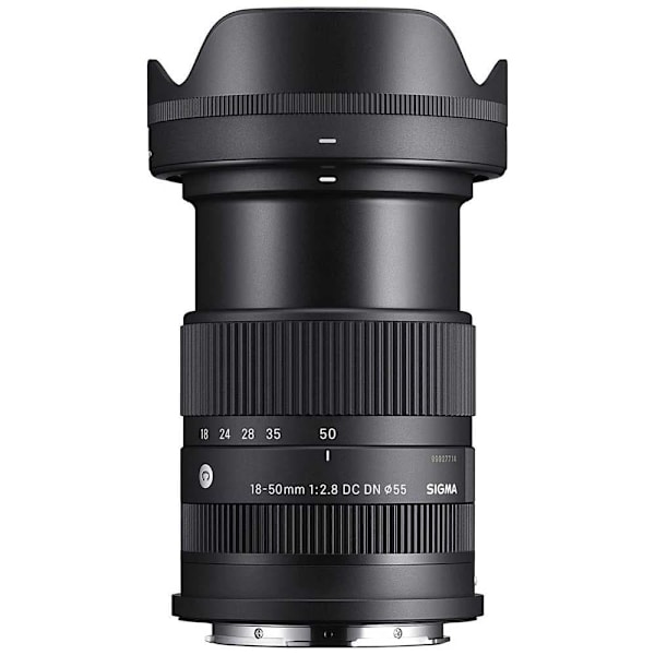 Sigma Photo Teleobjektiv Dc Dn C L-m 18-50 Mm F/2.8 Sort Sort