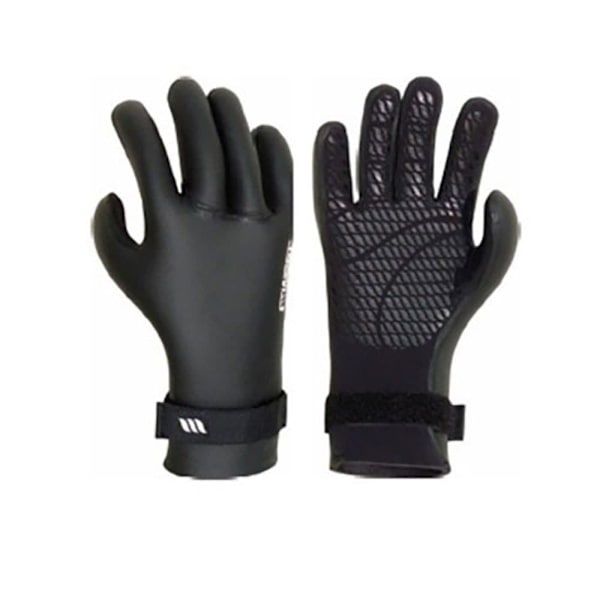 West Handsker 5 Fingers 1.5 Mm Sort L
