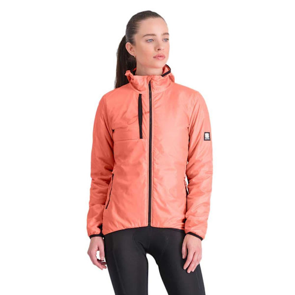 Sportful Jacka Supergiara Puffy Orange S Kvinna